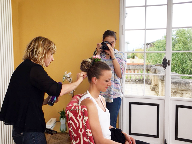 shooting photo au Château Mader